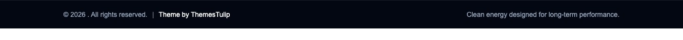 Copyright bar frontend