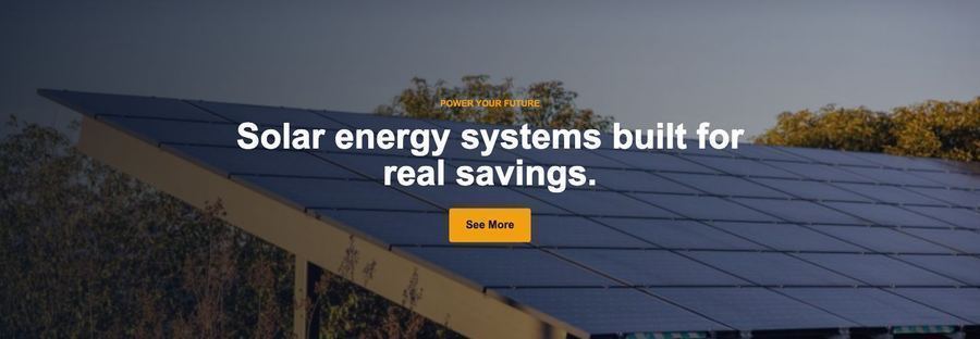Homepage hero slider